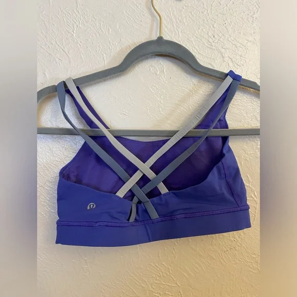 Lululemon Athletica Purple Racerback Sports Bra - Picture 2 of 7